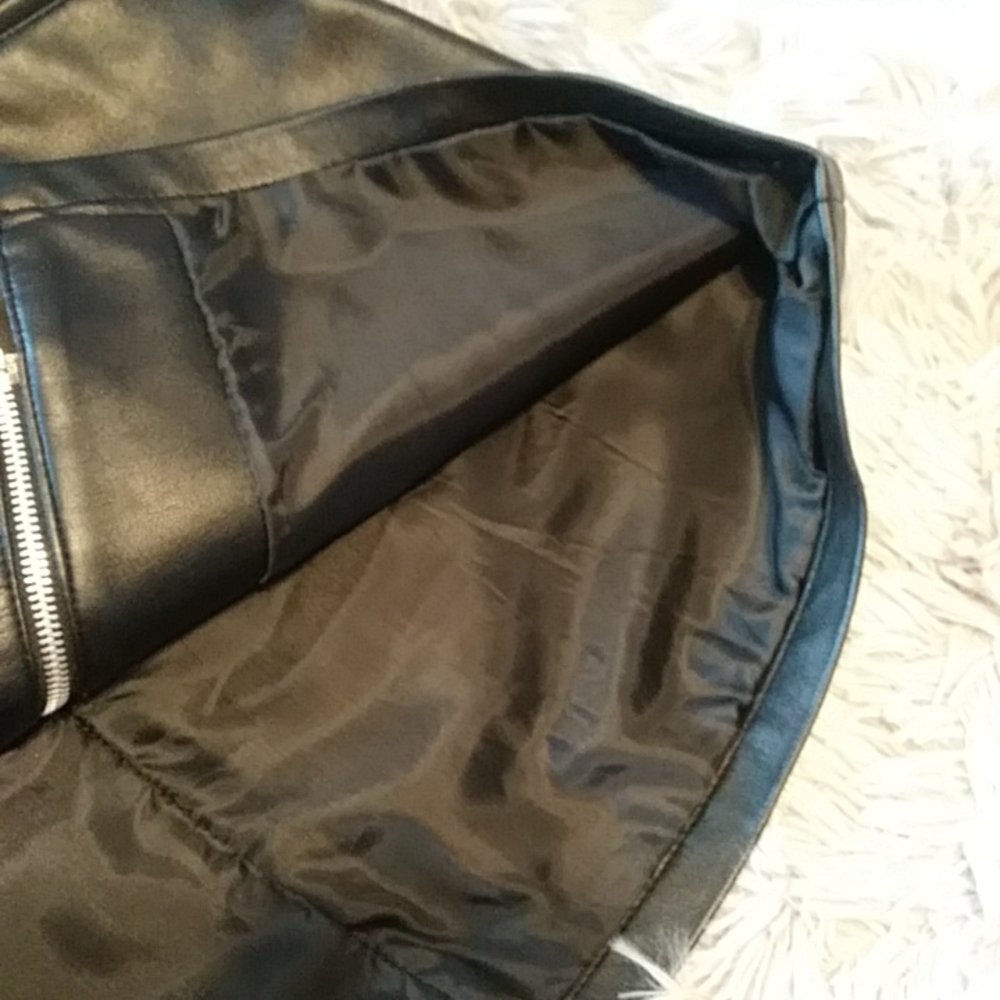 Vintage Faux Leather Mini Dress - Picture 9 of 9